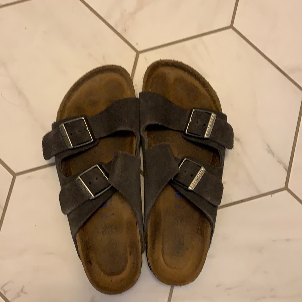 Grey Birkenstock’s Women’s Size 5-5.5 Lightly Worn